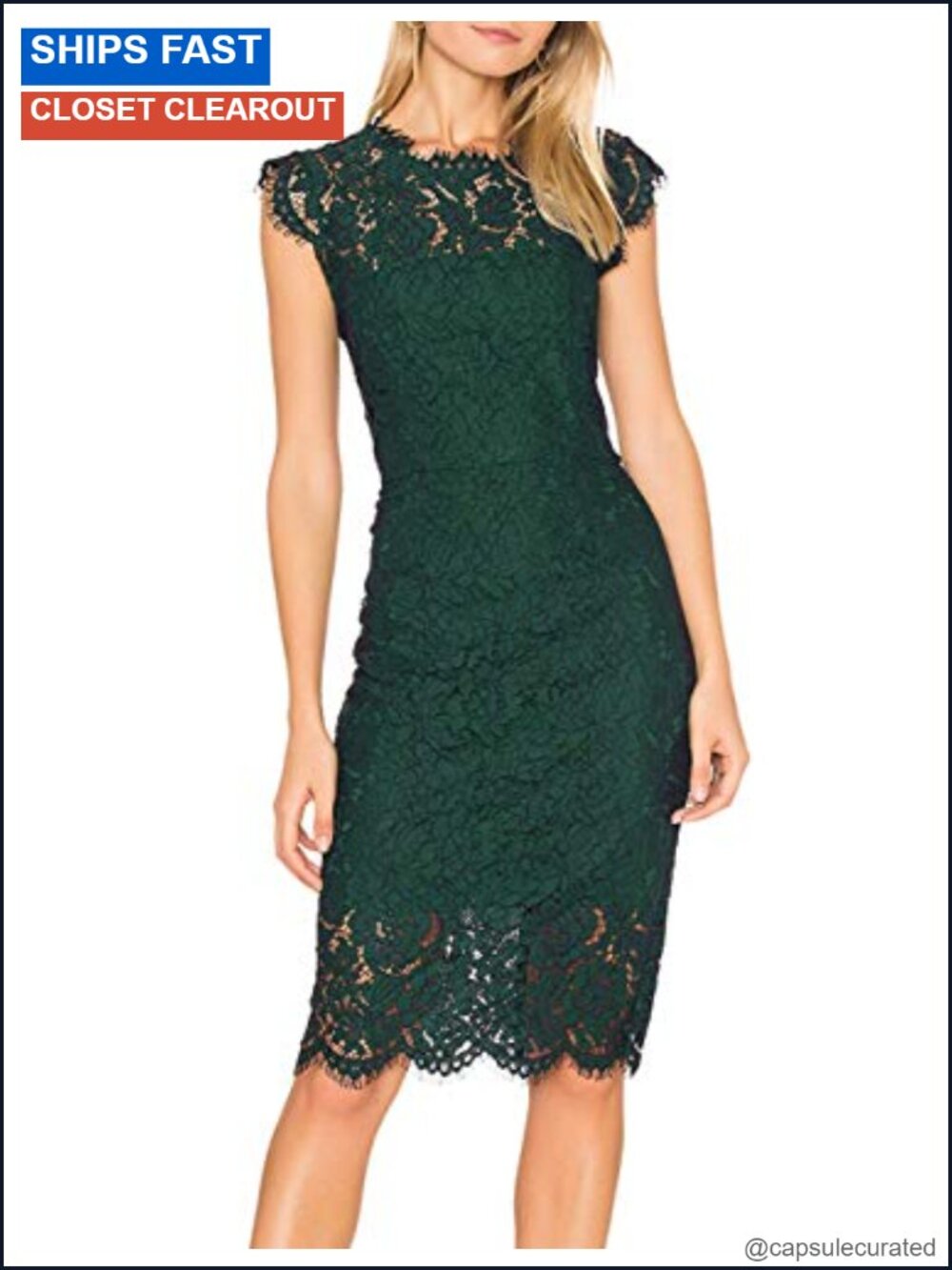 Lace Floral Sheath Midi Dress Sleeveless Cocktail Wedding Guest